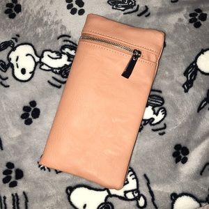 Women’s wallet, nude/brown, never used.